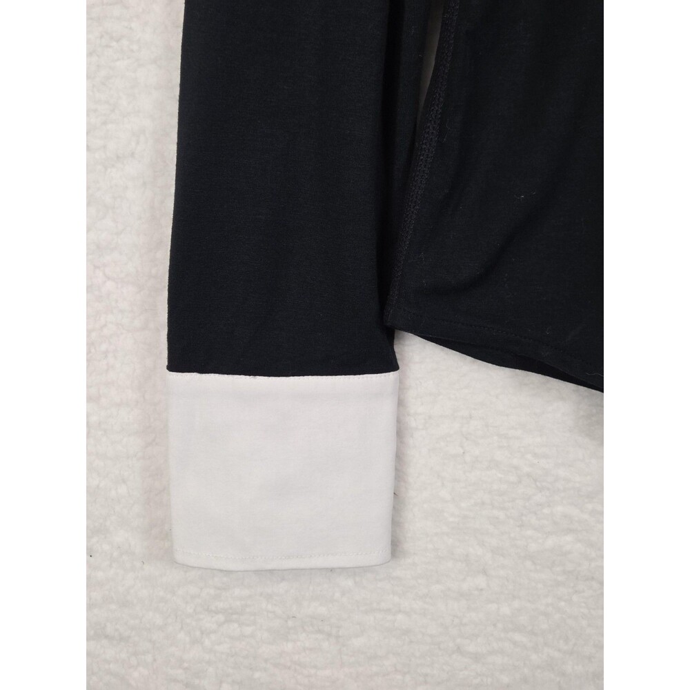 Chestnut Bay Spirit Shirt Womens L Black White Colorblock Equestrian Show Riding - Picture 4 of 11